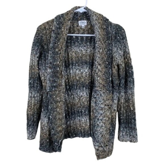 Cleo Alpaca and Mohair Blend Open Front Cardigan Size Medium - Picture 1 of 5